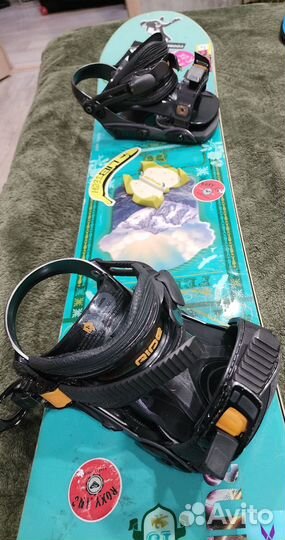 Сноуборд Burton комплект с креплениями и чехлом