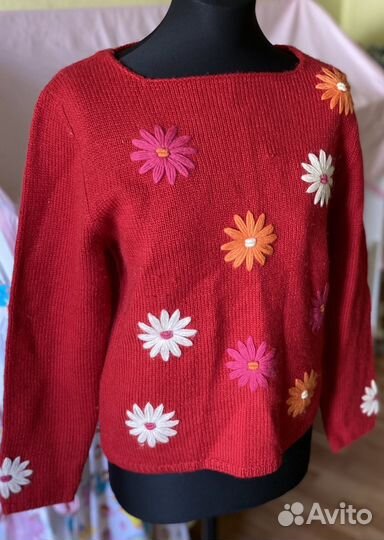 Свитер, пуловер шерсть