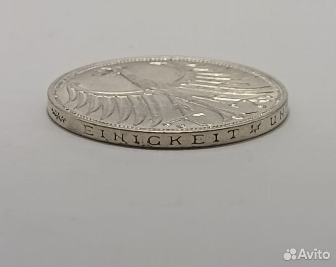 5 марок 1966 г. Германия, Серебро