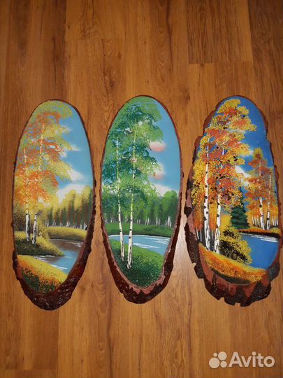 Картины на дереве