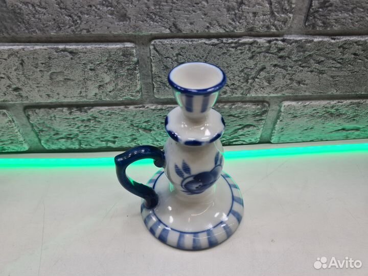 П.8204 Подсвечник Гжель