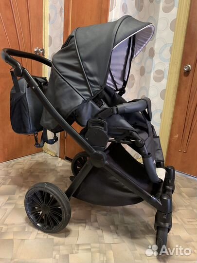 Коляска sonic soft 2 в 1 эко кожа