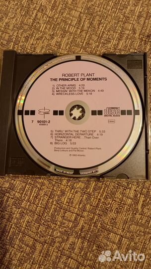 Cd диск фирменный Robert Plant 1983 West Germany