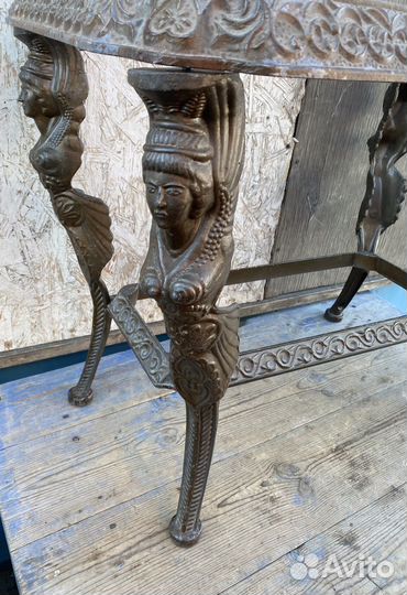 Столик журнальный СССР силумин винтаж 3