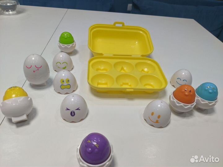 Сортер развивающий яйца tomy