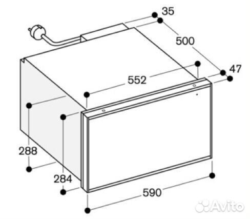 Шкаф для подогрева посуды gaggenau WS 462