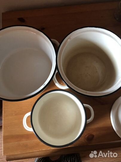 Кастрюли для дачи, дома СССР