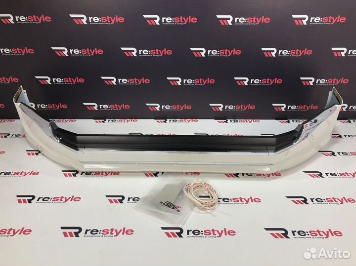 Сплиттер на бампер Toyota Land Cruiser Prado 150