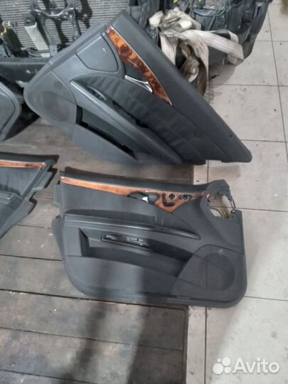 Дверные карты мерседес w211 кожа