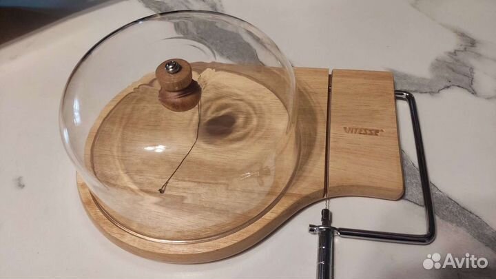 Доска для сыра с ножом (сырорезка)