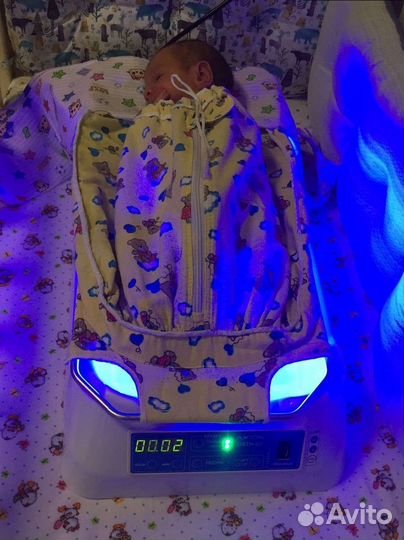 Лампа-гамак от желтухи, замер билирубина