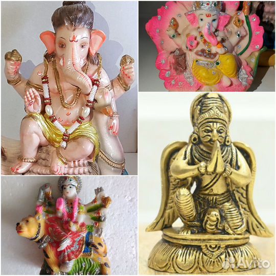 Мурти фигурки индийских богов темпловые статуэтки