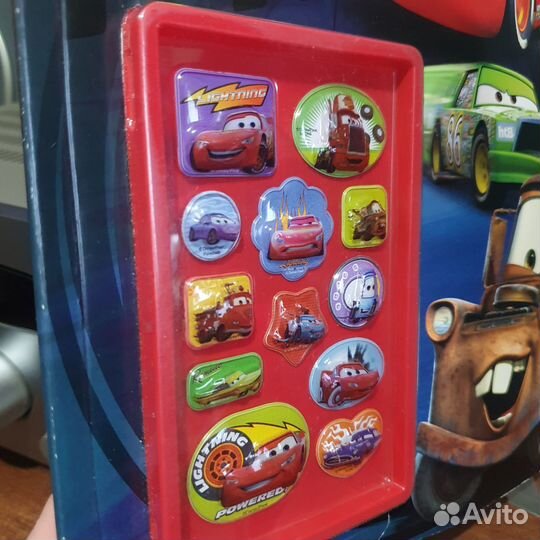 Книга Тачки с 3Д наклейками