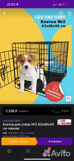 Клетка для собаки