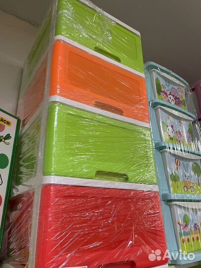 Комод пластиковый для игрушек, мелочей