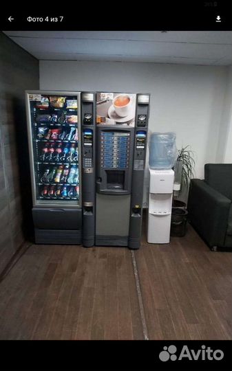 Установка кофейных и снековых автоматов