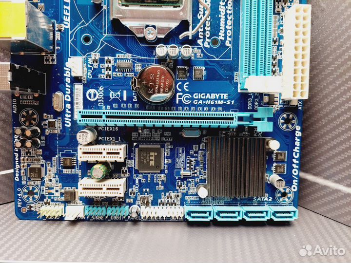 Материнская плата 1155 Gigabyte GA-H61M-S1