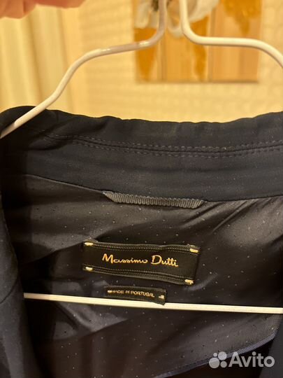 Massimo dutti пиджак женский синий