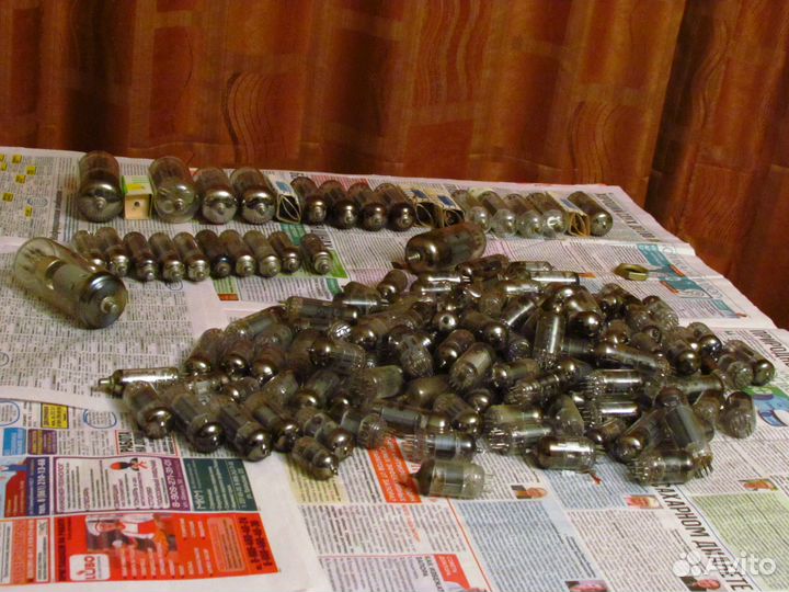 Радиолампы бытовой радиоаппаратуры, тр-ры твз