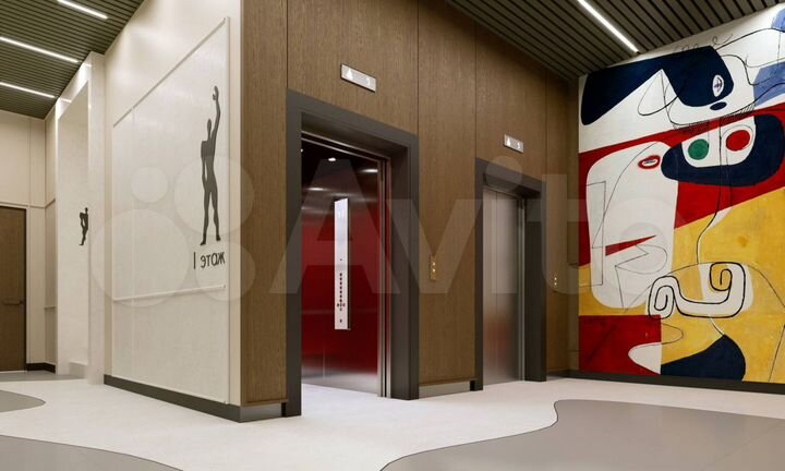 2-к. квартира, 43,3 м², 2/18 эт.