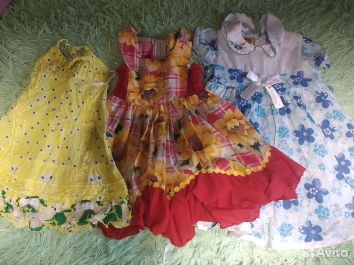 Детская одежда для девочек 86 92 пакетом