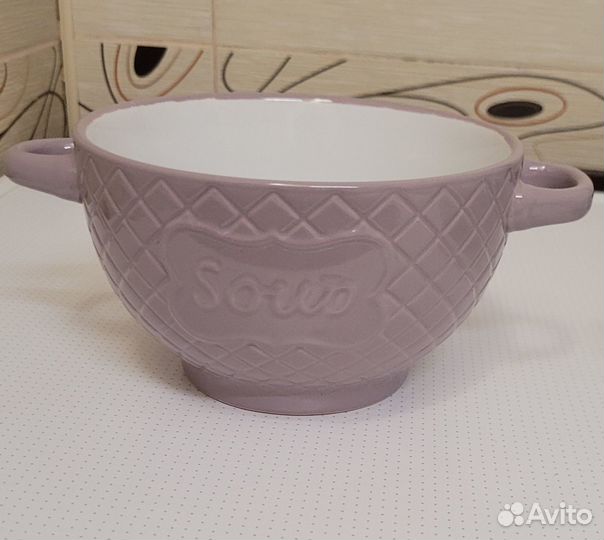 Новый набор бульонниц, керамика