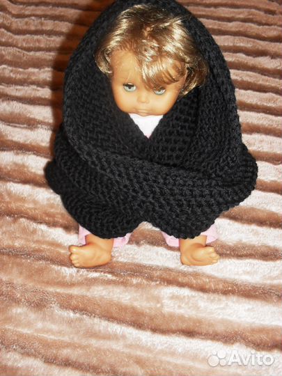 Шарф-снуд в два оборота