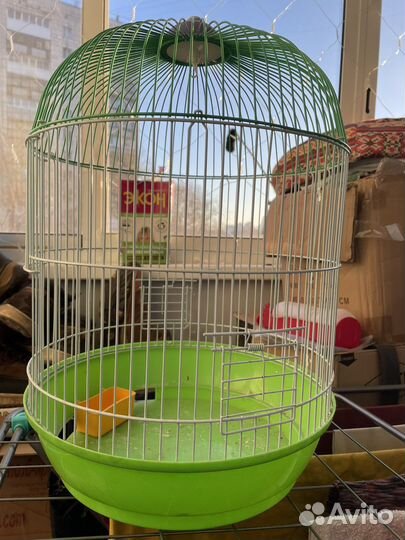 Клетка для попугая б/у
