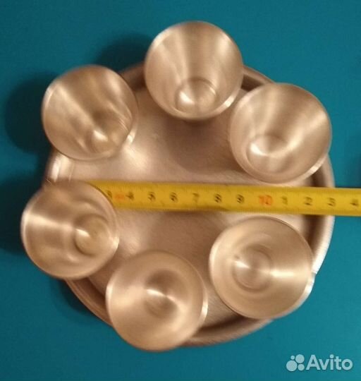 Коньячно-ликерный комплект, на подносе