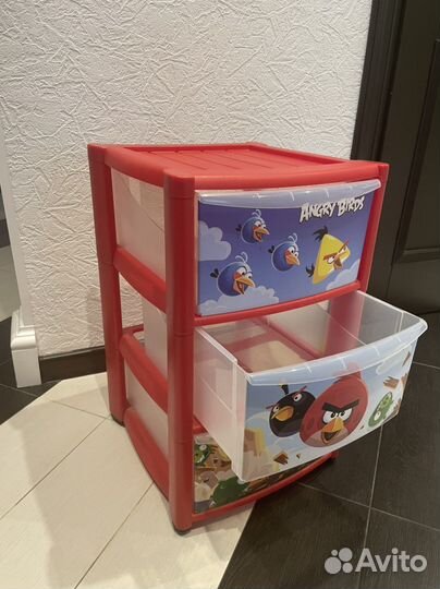 Тумбочка для игрушек «AngryBirds»