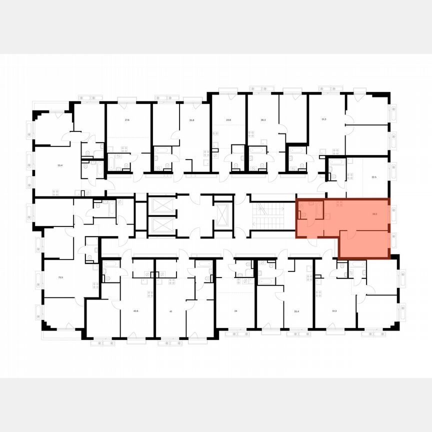 1-к. квартира, 39,2 м², 13/18 эт.