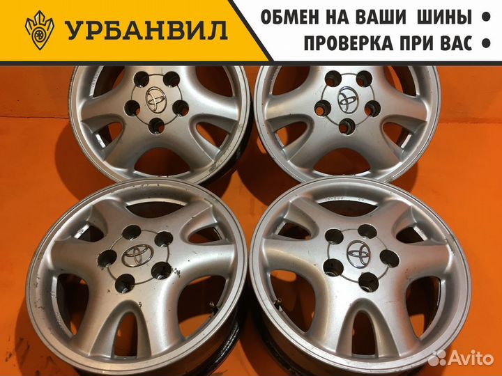 4 шт. Диски Toyota Original 15 5х114,3 DIA 60,1