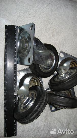 Колёса с поворотной площадкой 100мм