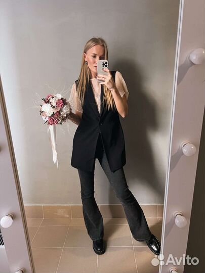 Букет невесты из сухоцветов и стаб-ых цветов