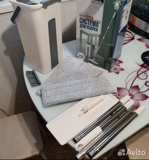 Швабра с ведром для отжима