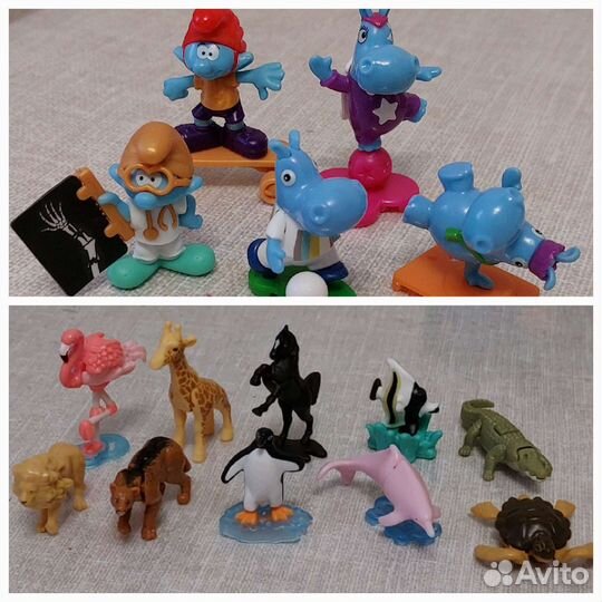 Смурфики и бегемоты 2022,натунс из киндер сюрприза