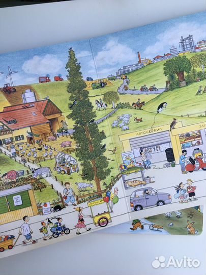 Детские книги виммельбух Ротраут Бернер