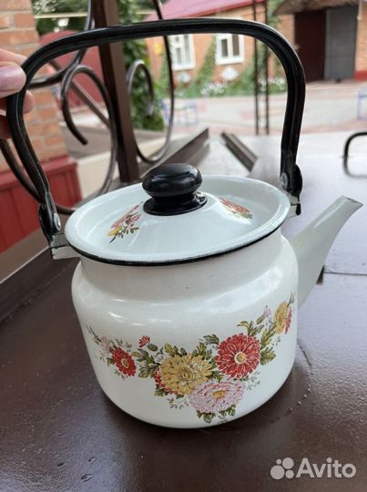 Чайник эмалированный