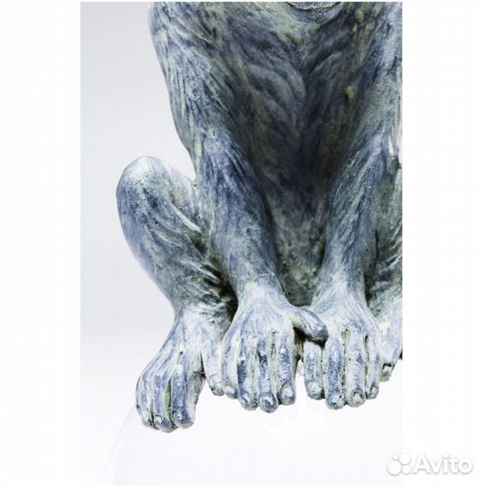 Статуэтка декоративная серая Monkey