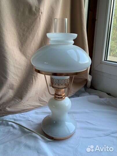 Настольная лампа под керосинку СССР