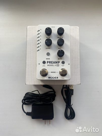 Mooer Preamp Model X2 гитарный моделирующий преамп