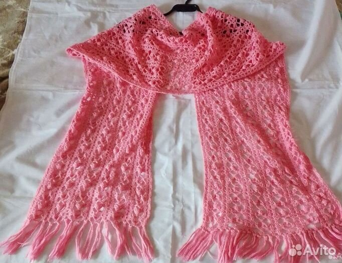 Теплый Красивый шарф из шерсти для девочки