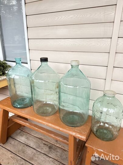 Бутыль стекло 20 литров 8 литров