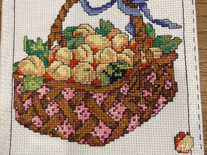Картина вышивка ручная работа