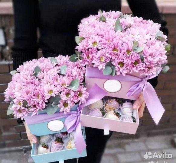 Клубника в шоколаде шкатулки на 8 марта