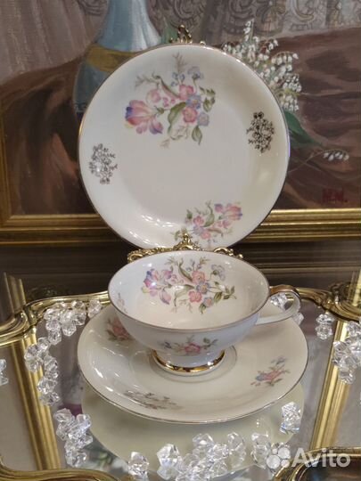 Антикварное чайное трио Seltmann, Германия