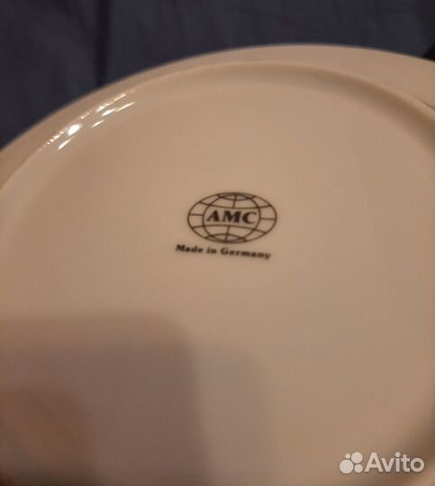 Тарелки AMC Германия жёлтый цвет оригинал