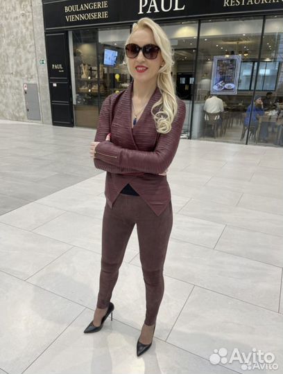 Новые женские замшевые леггинсы Tommy Hilfiger