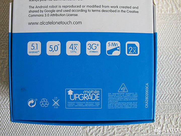 Телефон Смартфон Alcatel One Touch POP3 5015D