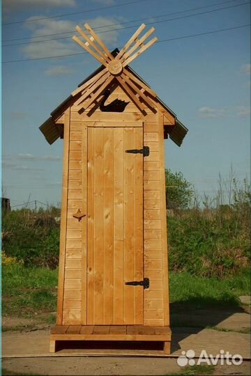 Дачный туалет деревянный Щ434